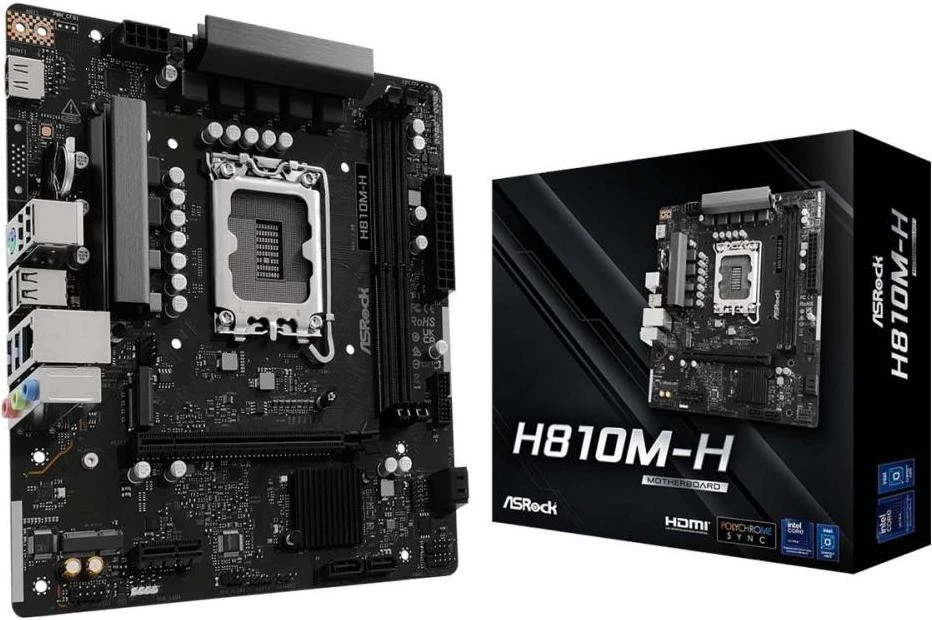 Материнская плата ASRock H810M-H (UA)