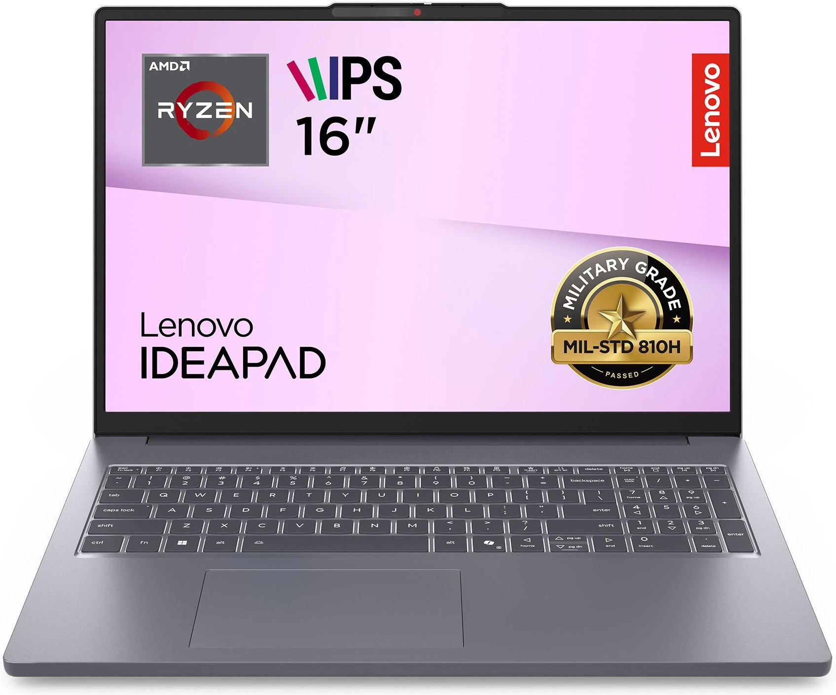 Ноутбук Lenovo IdeaPad Slim 3 16ARP10 Luna Grey (83K80091RA) (UA)