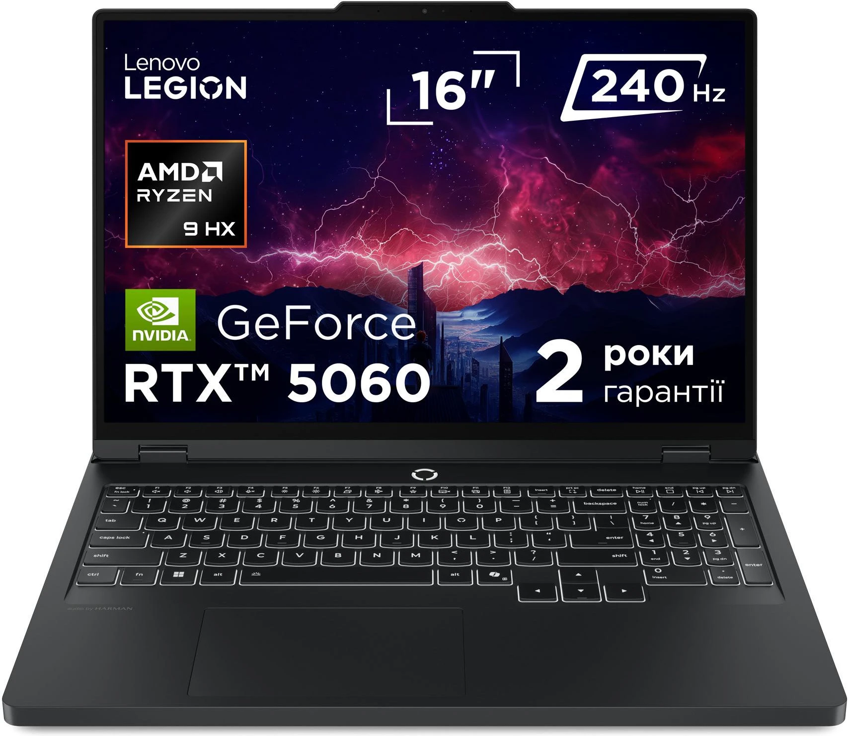 Ноутбук Lenovo Legion Pro 5 16ADR10 Eclipse Black (83LT0079RA) (UA)