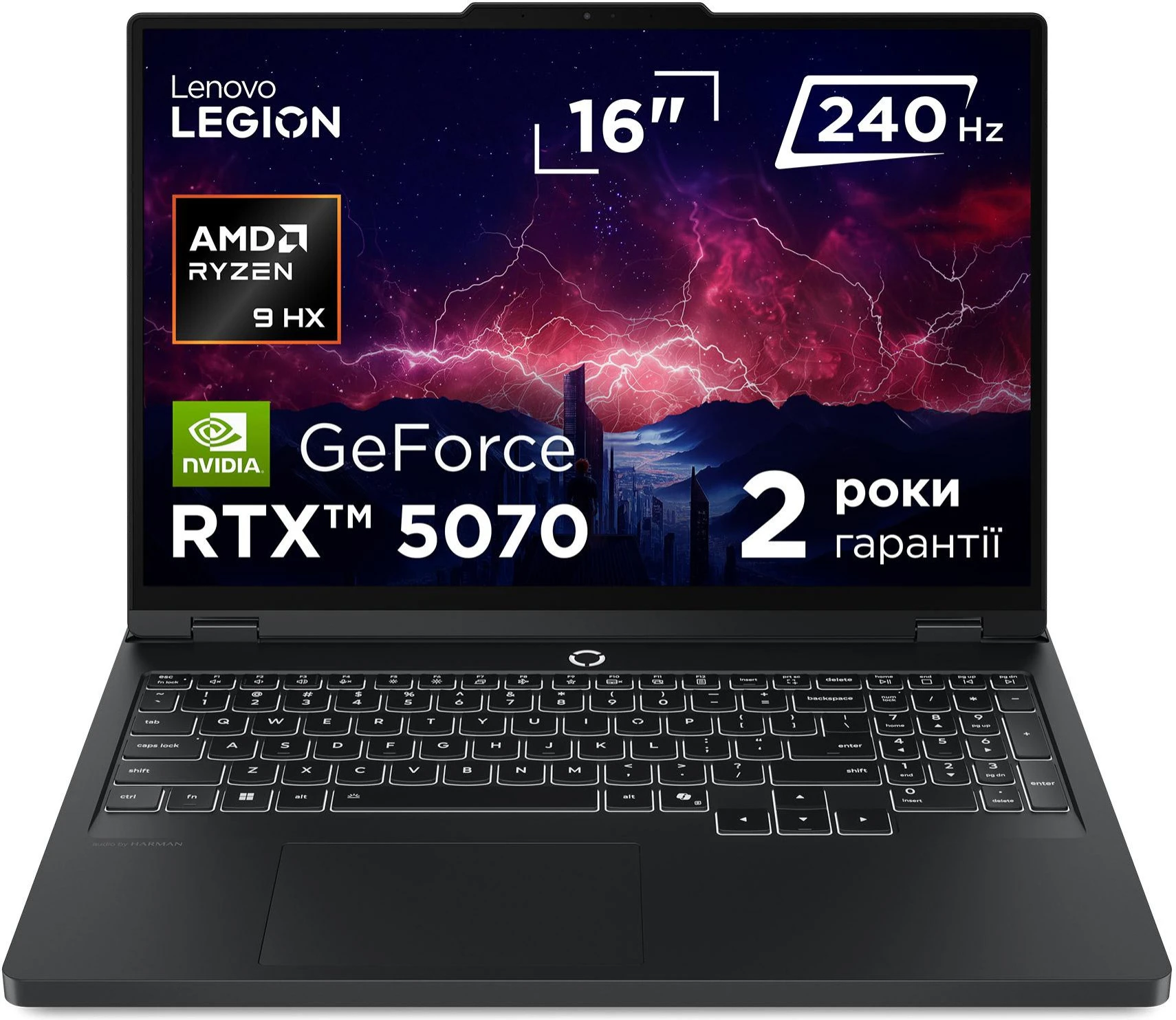 Ноутбук Lenovo Legion Pro 5 16ADR10 Eclipse Black (83LT008FRA) (UA)