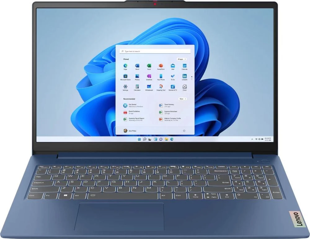 Ноутбук Lenovo IdeaPad Slim 3 15AMN8 (82XQ012HUS)