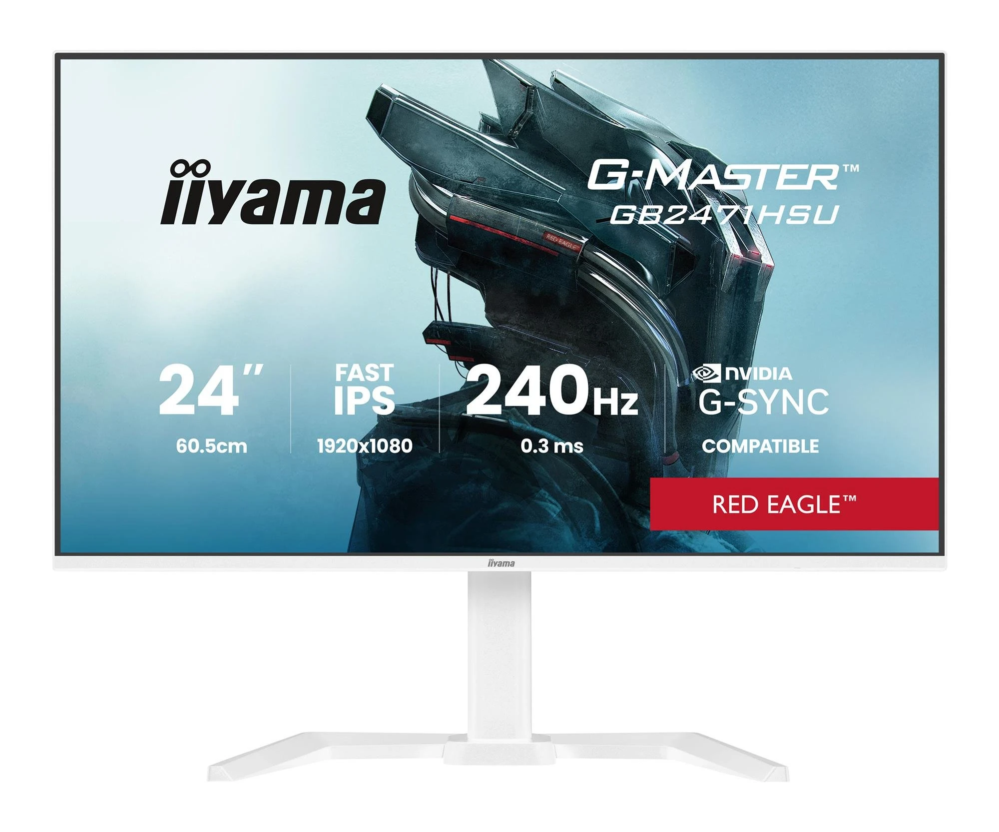 Монітор iiyama G-Master GB2471HSU-W1 Red Eagle (GB2471HSU-W1) EU