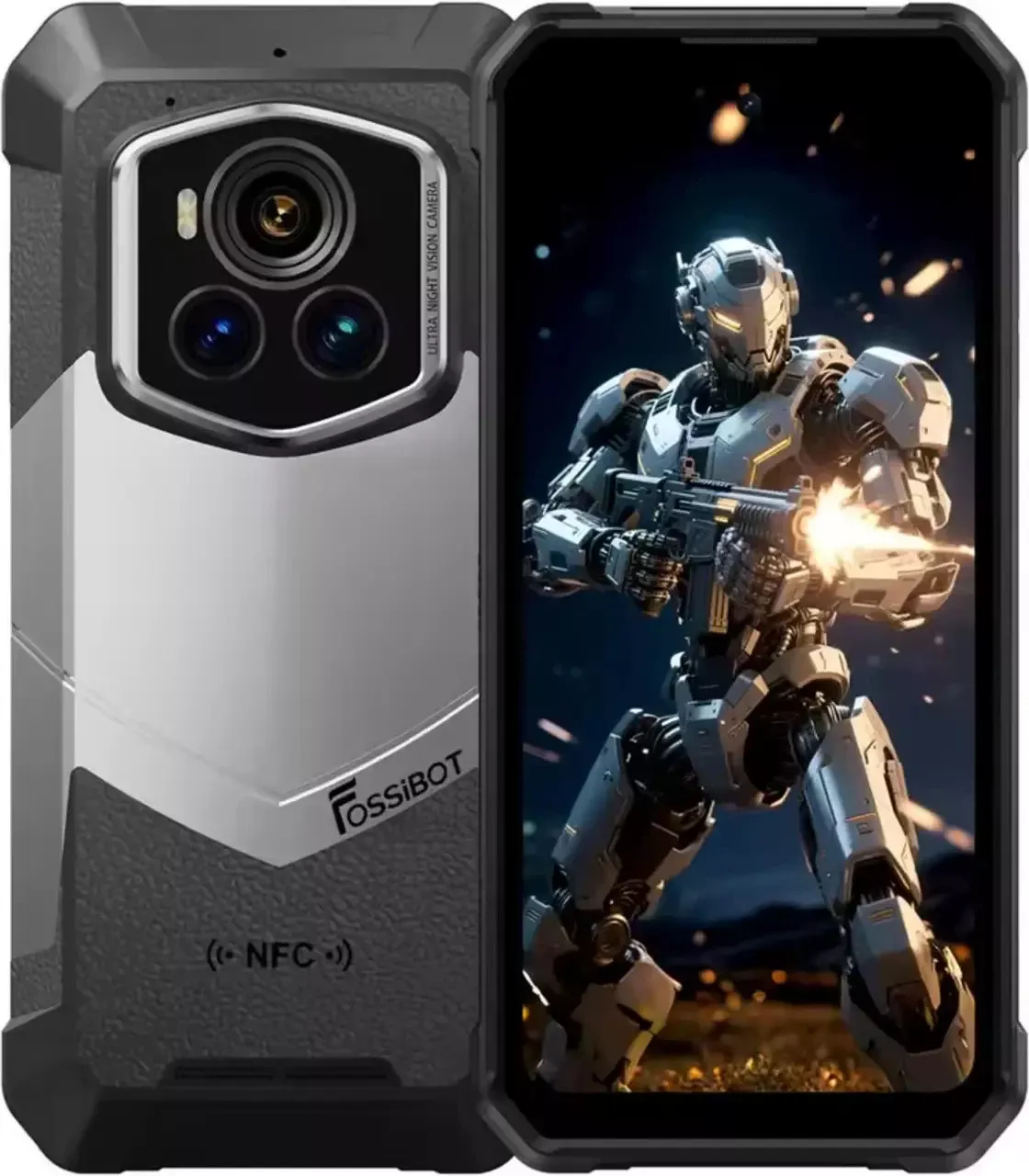 Телефон Fossibot F107 Pro 12/512GB Metallic Gray