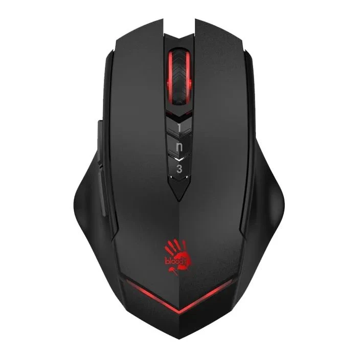 Мышь A4Tech Bloody R80 Plus Wireless/USB Black Skull (4711421003018) (UA)