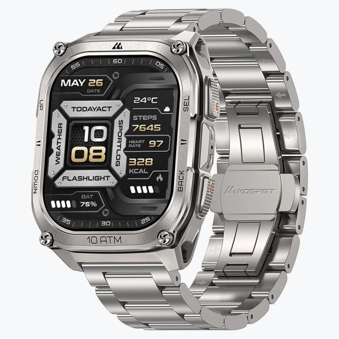 Смарт-часы KOSPET TANK M4SE SILVER (6978602500638) (UA)