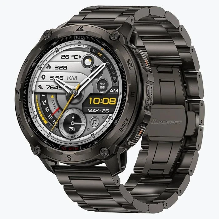 Смарт-часы KOSPET TANK T4SE BLACK (6978602500607) (UA)