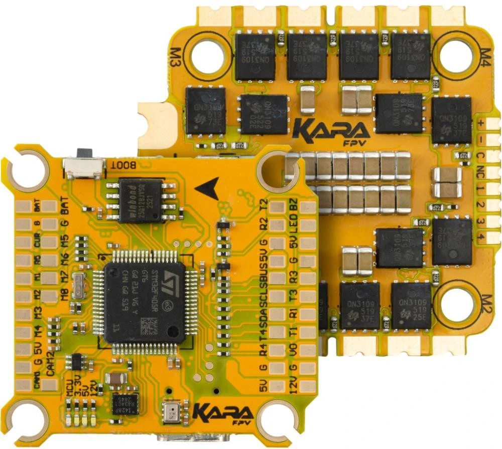 Полетный стек KaraFPV Golden F405 + 55A ESC 3-8S (Golden F405 + 55A ESC 8S) (UA)