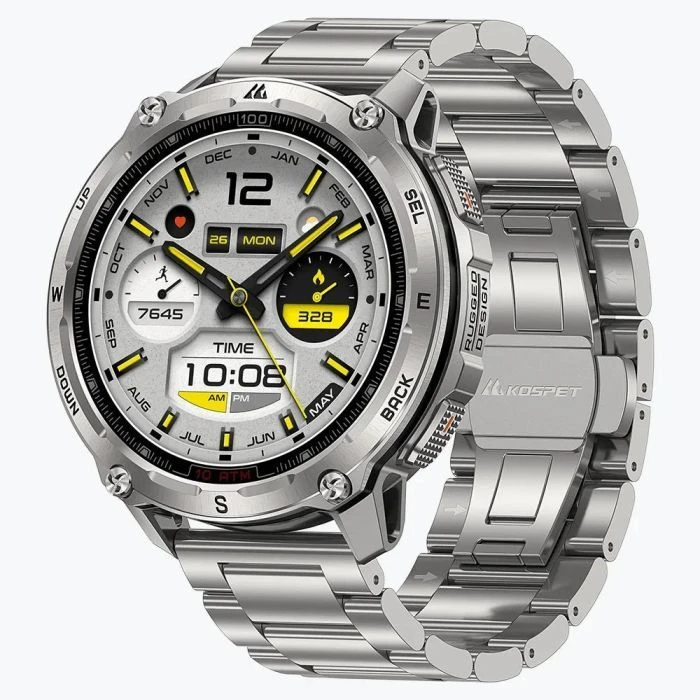 Смарт-годинники KOSPET TANK T4SE SILVER (6978602500614) (UA)