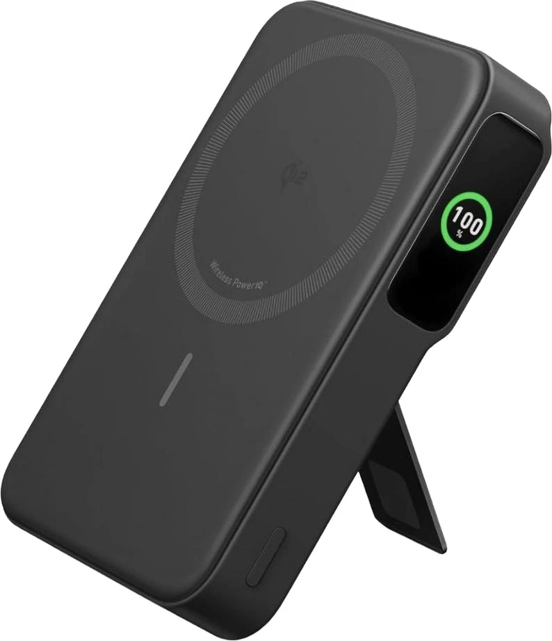 Мобільна батарея Anker MagGo 10K 10000mAh 15W Qi2 Black (A1654P11, A1654011, A1654G11)