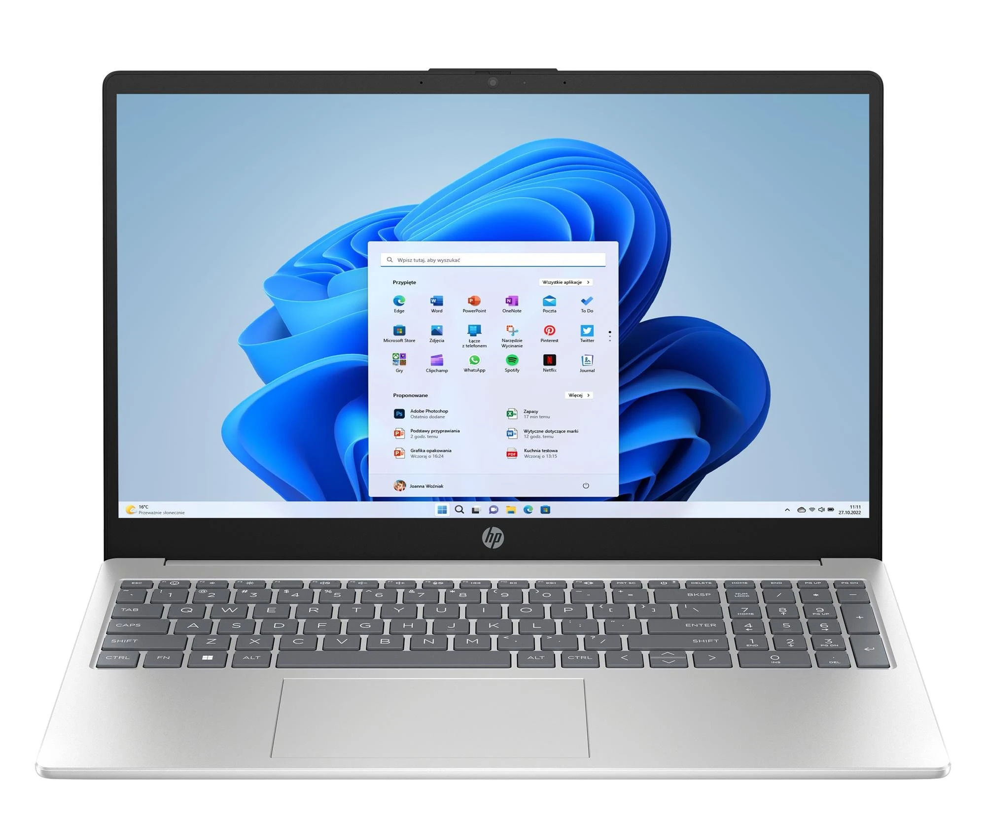 Ноутбук HP 15 N150/8GB/128/Win11 (15-fd0005nwx (D8YY5EA))