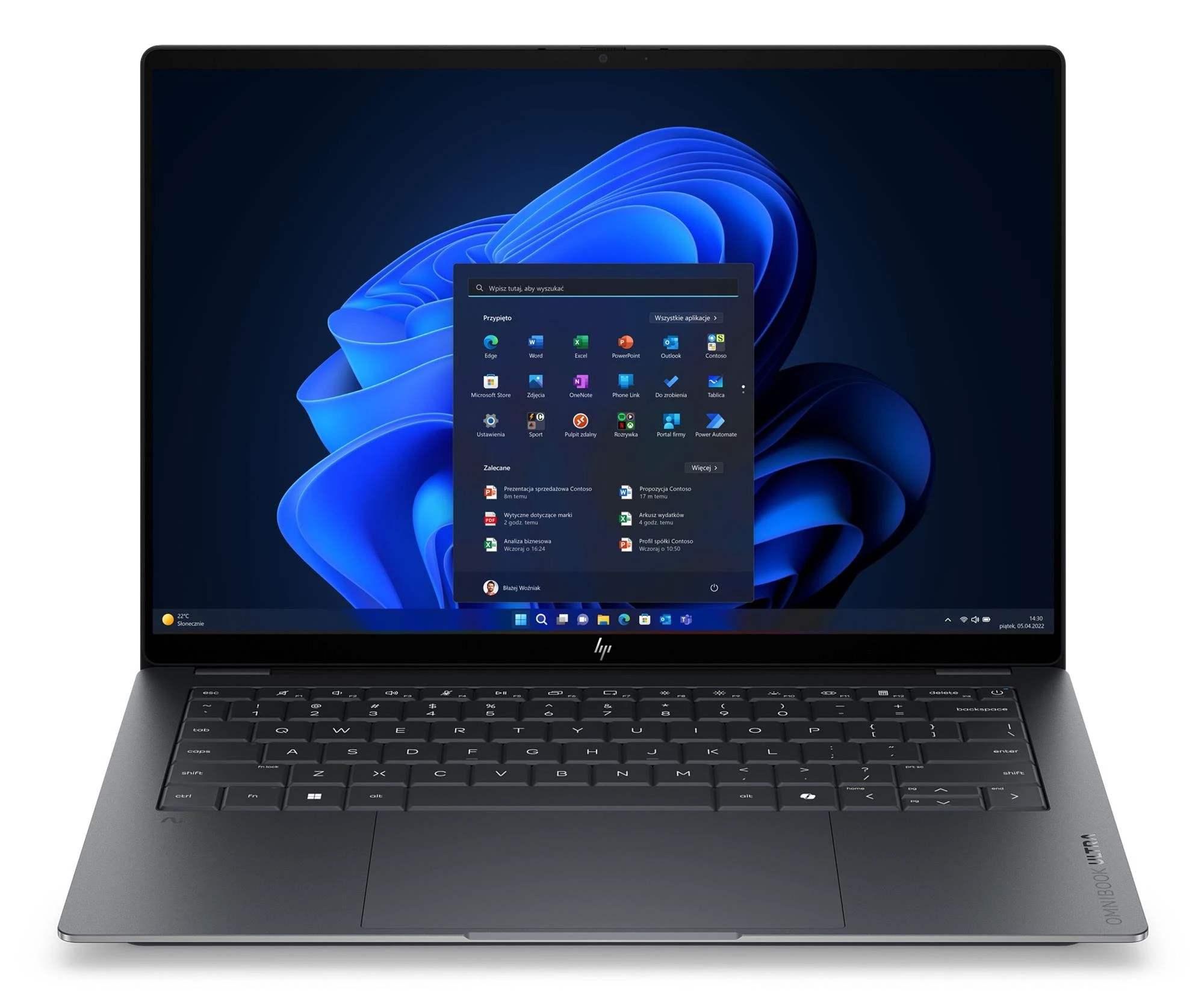 Ноутбук HP Omnibook ULTRA 14 Ultra 7-356H/32GB/1TB/Win11 Touch OLED (14-kd0003nwx (D8YY2EA))