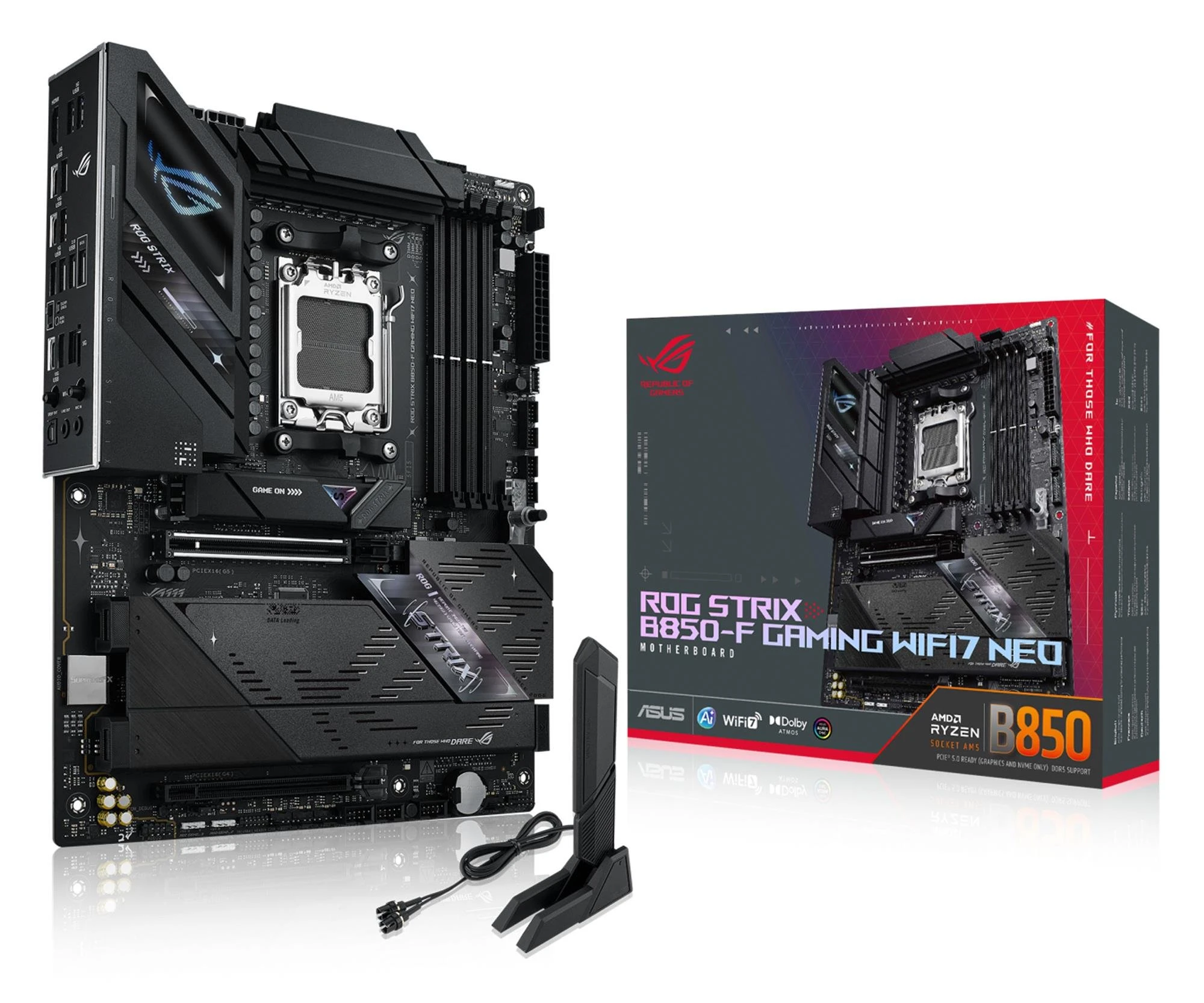 Материнская плата ASUS ROG STRIX B850-F GAMING WIFI7 NEO (90MB1NX0-M0EAY0) EU