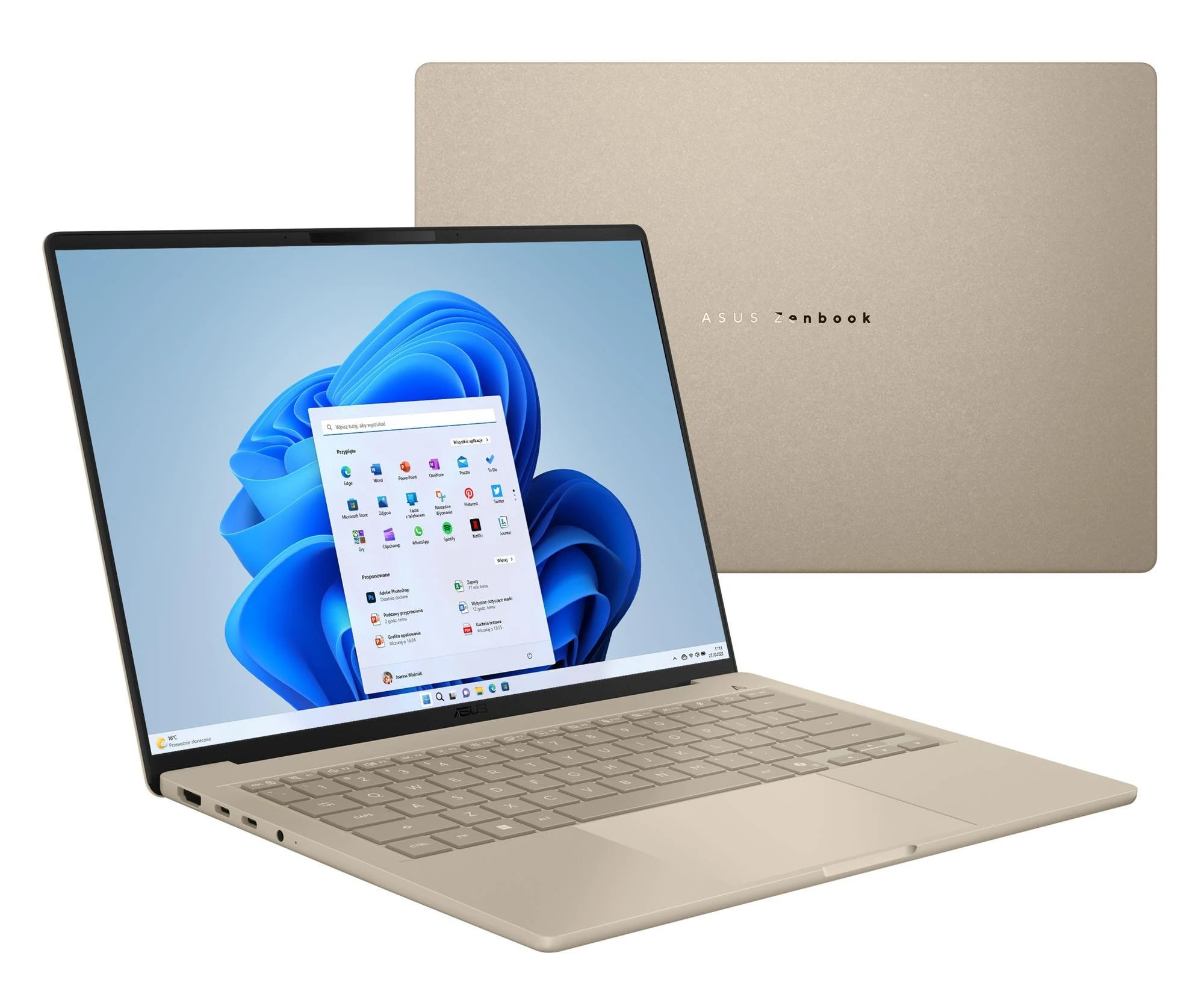 Ноутбук ASUS ZenBook A14 Snapdragon X2 Elite/16GB/512/Win11 OLED (UX3407NA-QD166W)