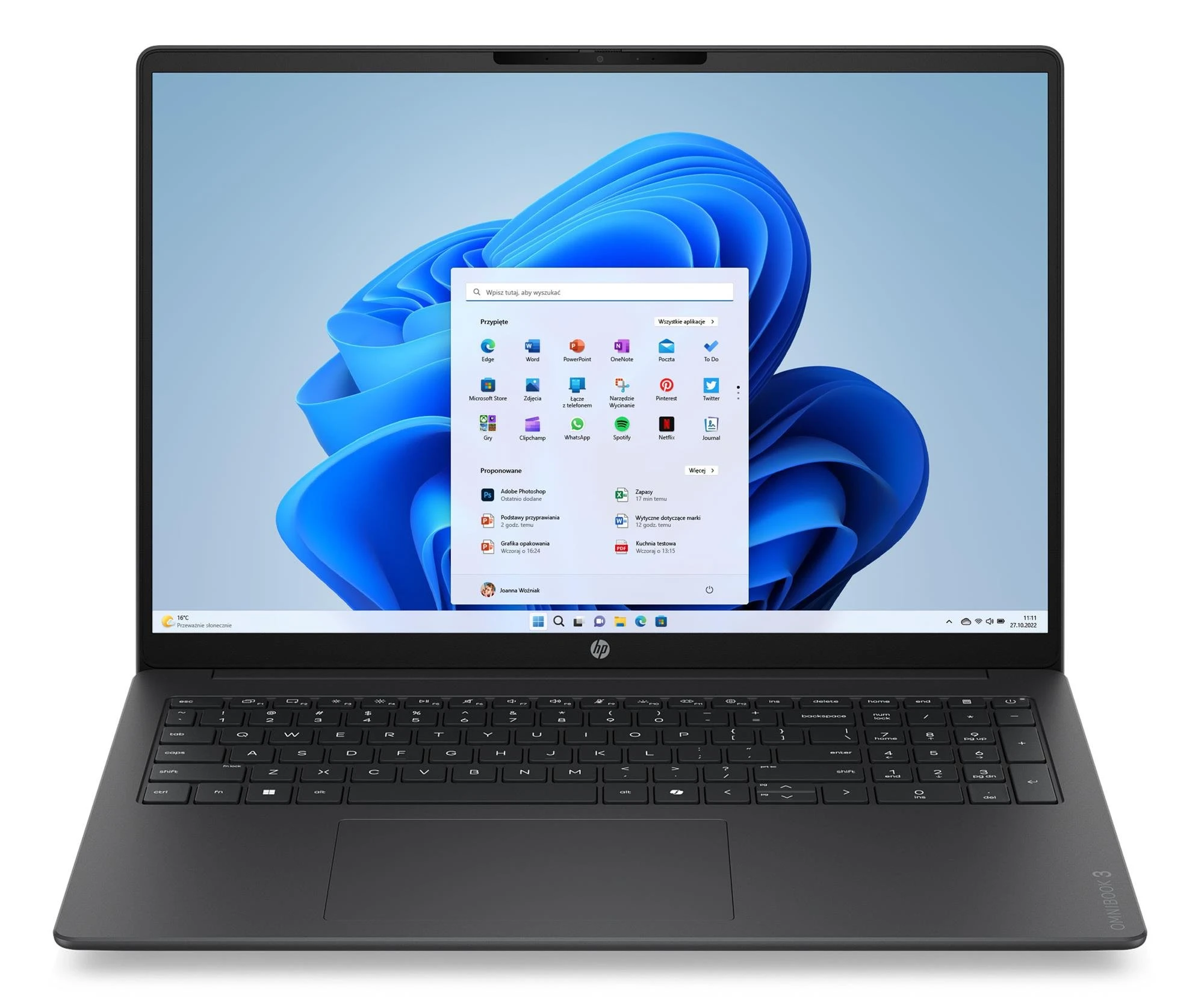 Ноутбук HP Omnibook 3 16 Athlon Silver 10/8GB/256/Win11 (16-by0027nwx (D8ZD8EA))