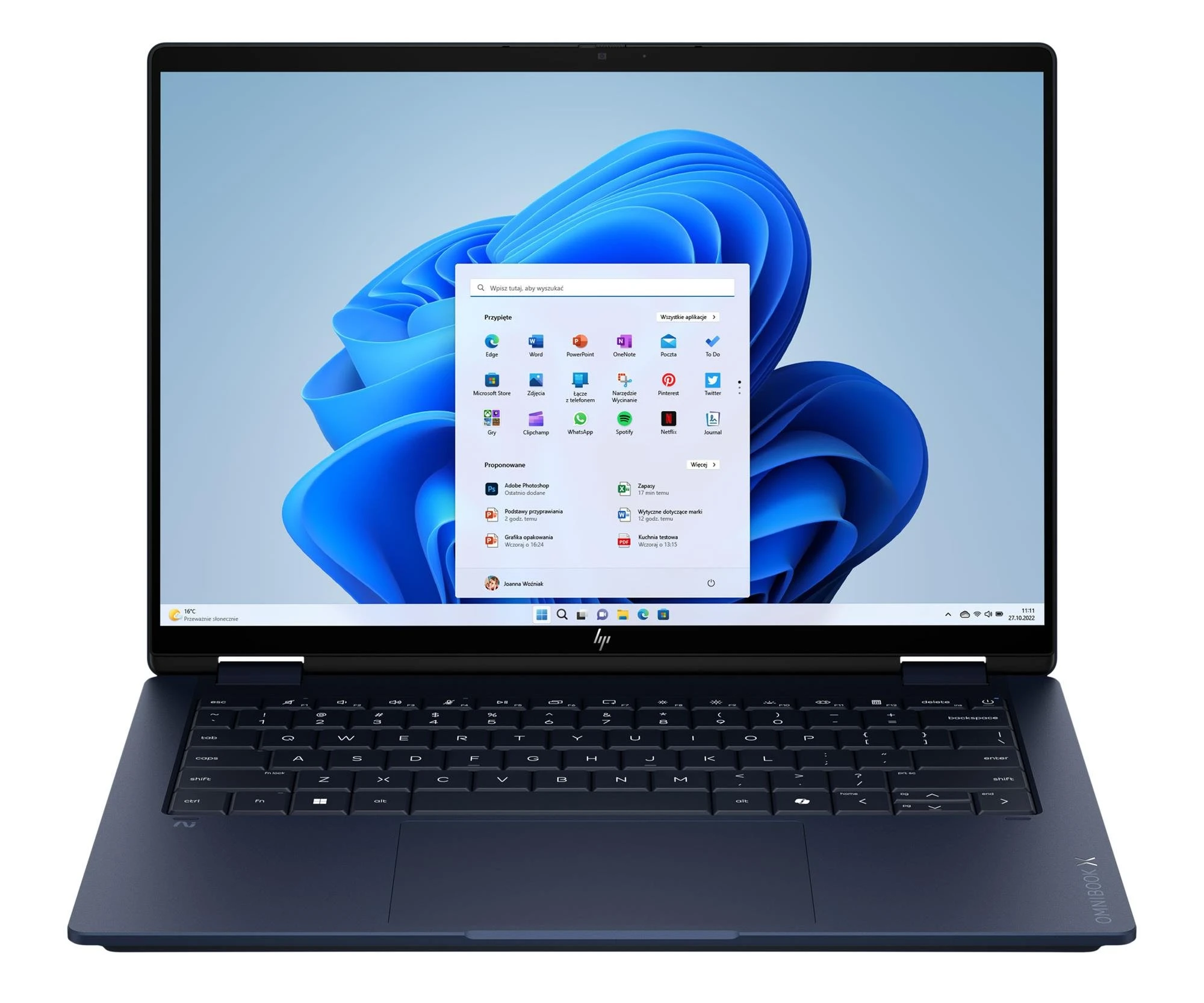 Ноутбук HP Omnibook X FLIP 14 Ryzen AI 7-445/24GB/512/Win11 Touch OLED (14-kc0010nwx (D8ZC0EA))