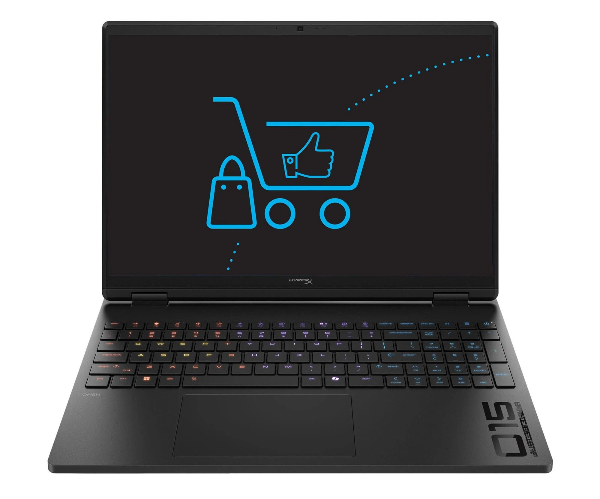 Ноутбук HyperX OMEN 15 Core i5-14500HX/64GB/512+1TB RTX5060 180Hz (15-ga0074nwx (DG3W6EA))