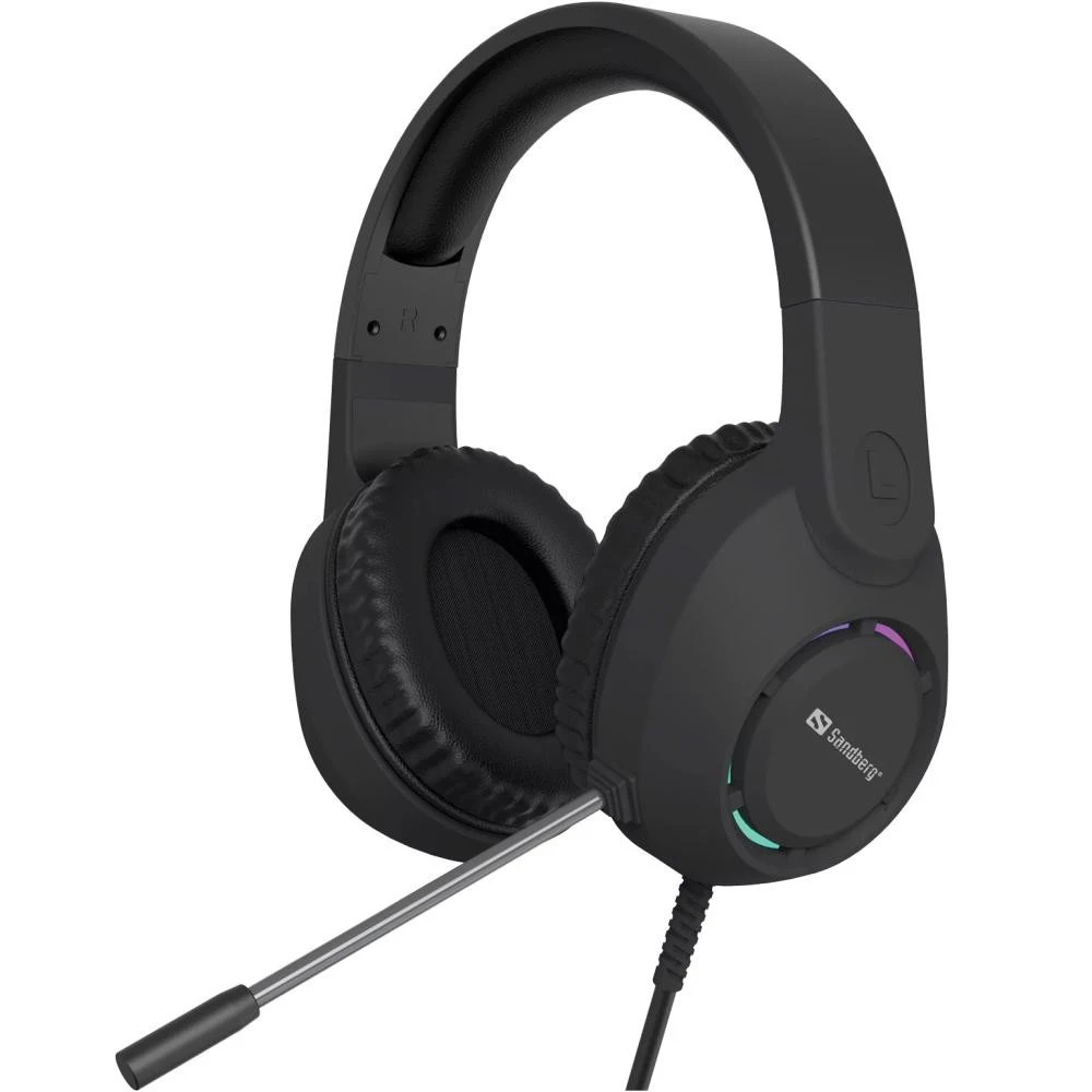 Наушники с микрофоном Sandberg BossBlaster Black (126-49) (UA)