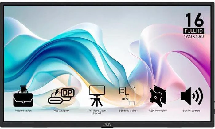 Монітор MSI PRO MP165-E6 (9S6-3PE50M-001) (UA)