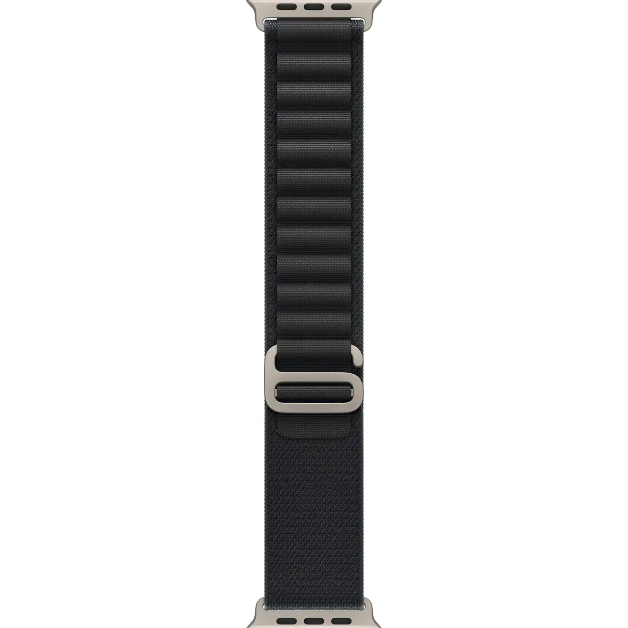 Ремешок Apple Black Alpine Loop Natural Titanium Finish Watch 44/45/46/49mm Medium (MFTF4)