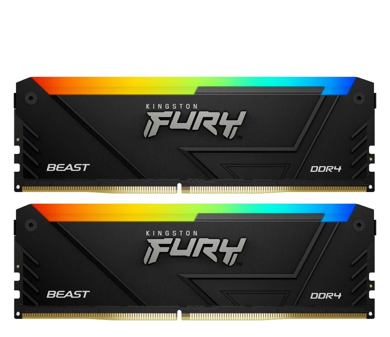 Оперативная память Kingston FURY 32GB (2x16GB) 3200MHz CL16 Beast RGB (KF432C16BB12AK2/32) EU