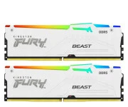 Kingston FURY 64GB (2x32GB) 6400 CL32 Beast RGB Білий (KF564C32BWEAK2-64) EU