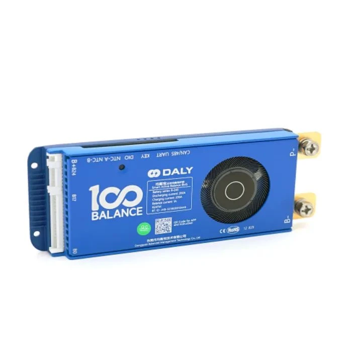 BMS контроллер DaLy LiFePO4 8-24S 200A с Bluetooth CAN активный балансир (DaLy 8-24S/200A) (UA)