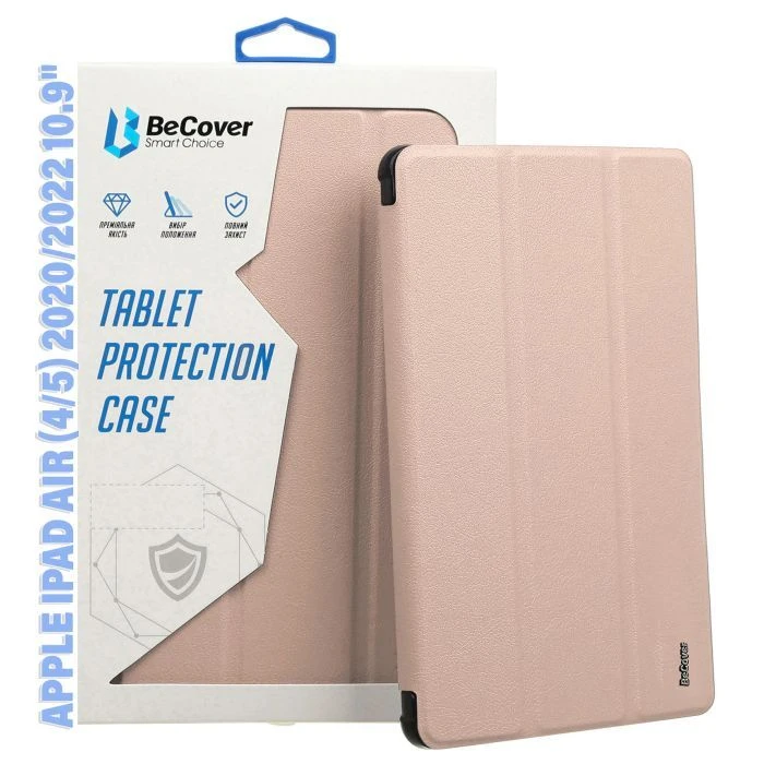 Чехол для планшета BeCover Soft Edge Apple iPad Air (4/5) 2020/2022 10.9 Pink (711125) (UA)
