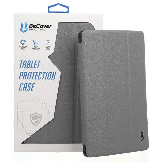 Чехол для планшета BeCover Soft Edge Pencil Apple iPad 10.2 2019/2020/2021 Gray (706813) (UA)