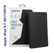 Чохол для планшета BeCover Tri Fold Soft TPU Silicone Apple iPad 9.7 2017/2018 A1822/A1823/A1893/A1954 Black (706875) (UA)
