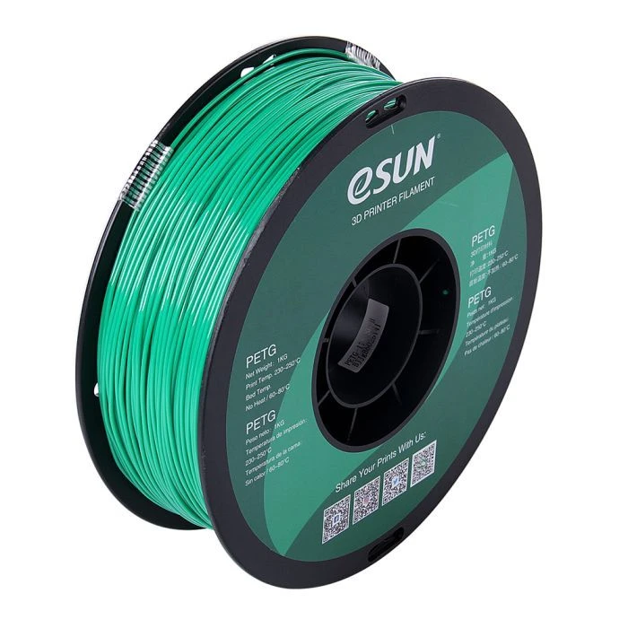 Пластик для 3D-принтера eSUN PETG 1,75mm 1kg SOLID GREEN (PETG-P175SG1) (UA)