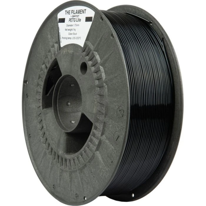 Пластик для 3D-принтера The Filament PETG Lite 1.75mm 1kg BLACK (TF-24245) (UA)