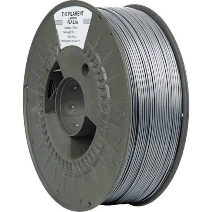 Пластик для 3D-принтера The Filament PLA Lite 1.75mm SILVER 1kg (TF-24234) (UA)