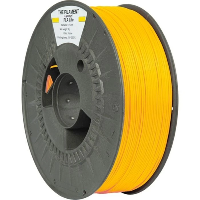 Пластик для 3D-принтера The Filament PLA Lite 1.75mm YELLOW 1kg (TF-24221) (UA)