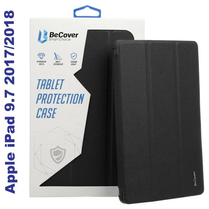 Чехол для планшета BeCover Tri Fold Hard Apple iPad 9.7 2017/2018 A1822/A1823/A1893/A19 (706863) (UA)