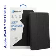 Чохол для планшета BeCover Tri Fold Soft TPU Silicone Apple iPad 9.7 2017/2018 A1822/A1823/A1893/A1954 Black (706875) (UA)