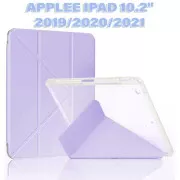 Чехол для планшета BeCover Ultra Slim Origami Transparent Apple Pencil Apple iPad 10.2 2019/2020/2021 Purple (711101) (UA)