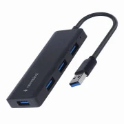 Gembird 4 ports Black (UHB-U3P4-03) (UA)