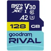 MicroSDXC 128GB UHS-I/U3 Class 10 Goodram + SD-adapter R170/W120MB/s + SD-adapter (GGSM2AA-1280R12) (UA)