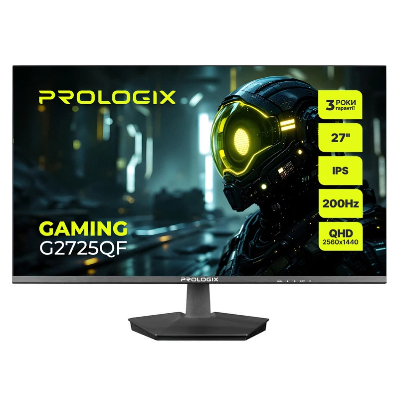 Монитор Prologix Gaming 27 G2725QF IPS Black 200Hz (UA)