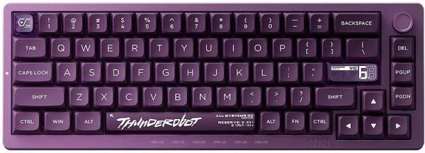 Клавіатура Thunderobot VIC68 Gateron Magnetic Jade Purple (6932066317201) (UA)