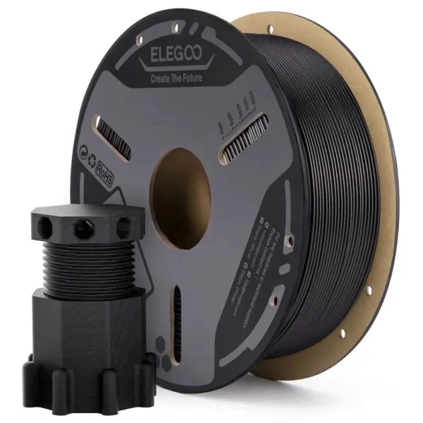 Філамент ELEGOO PETG-CF 1.75mm 1kg чорний (50.203.0634) (UA)