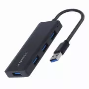 Gembird 4 ports Black (UHB-U3P4-03) (UA)