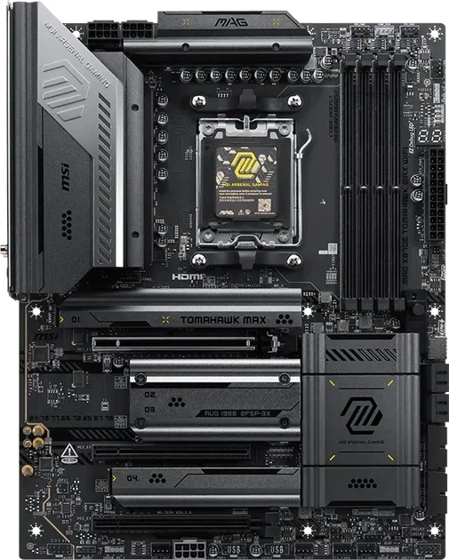 Материнская плата MSI MAG B850 Tomahawk Max WiFi II Socket AM5 (UA)