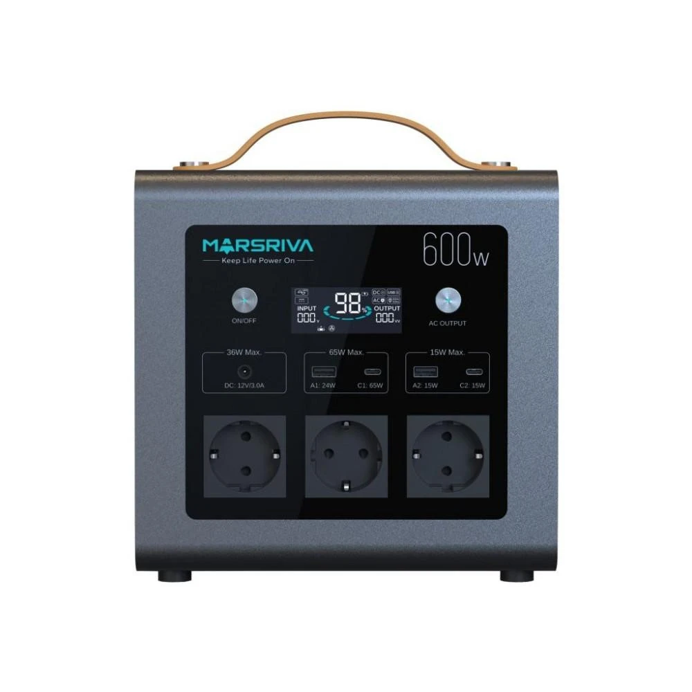 Зарядна станція Marsriva MP6 Plus 600W 512Wh (MP6Plus_MARSRIVA) (UA)