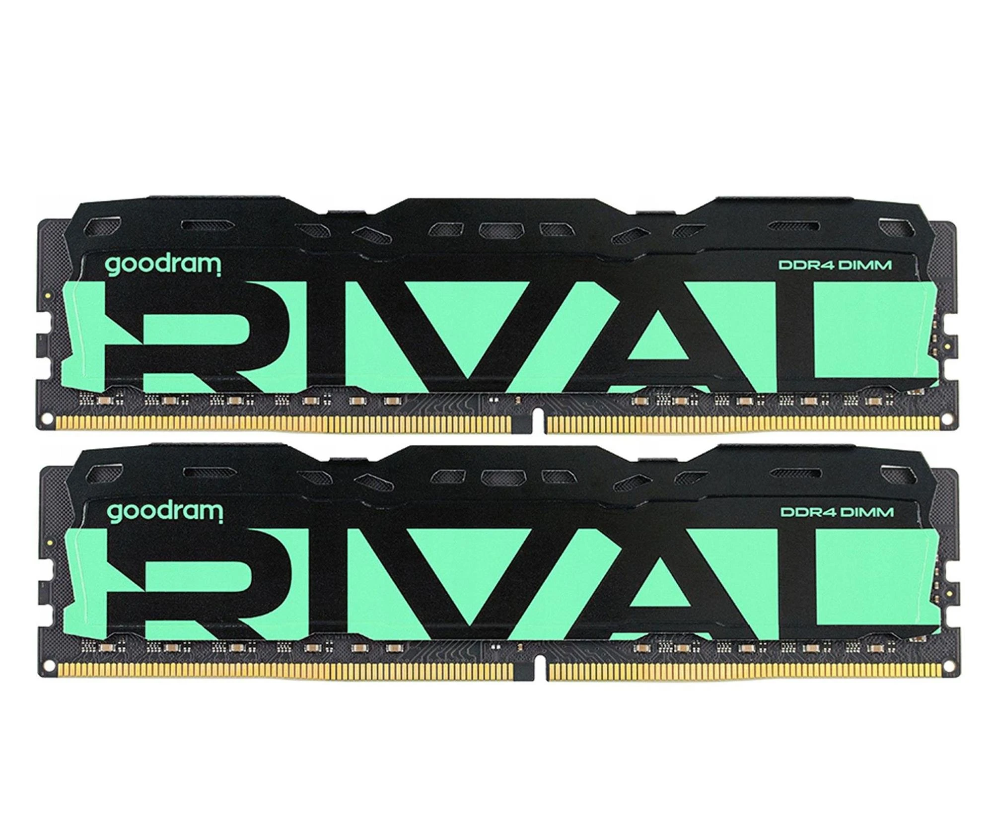 Оперативная память GOODRAM 16GB (2x8GB) 3200 CL16  Rival Radiant Green (GGRGD4-32L16SA/16GDC) EU