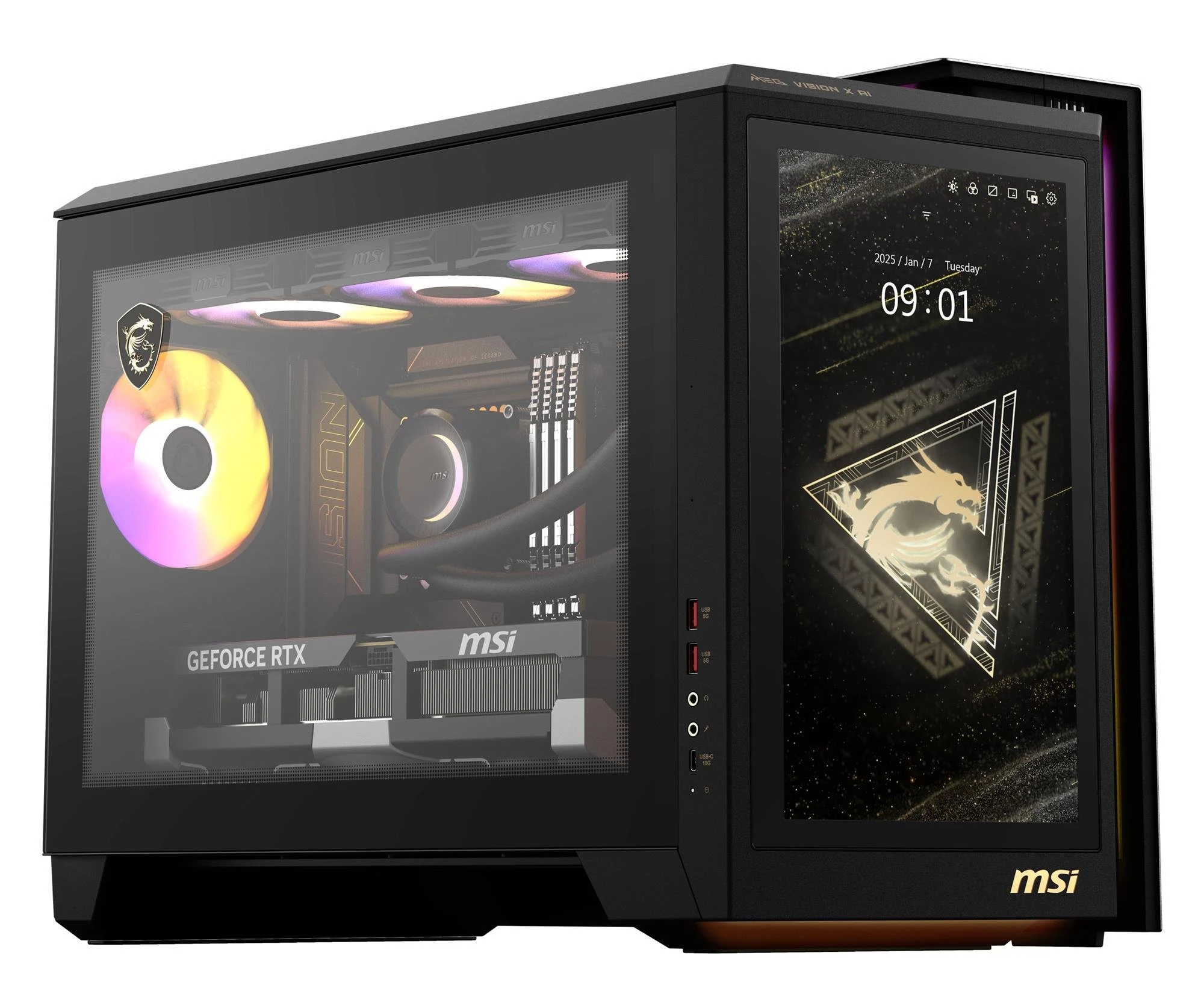Комп'ютер MSI MEG Vision X AI Ultra 7-265K/64GB/2TB/Win11 RTX5070Ti (MEG Vision X AI 2NVR7-290EU) EU