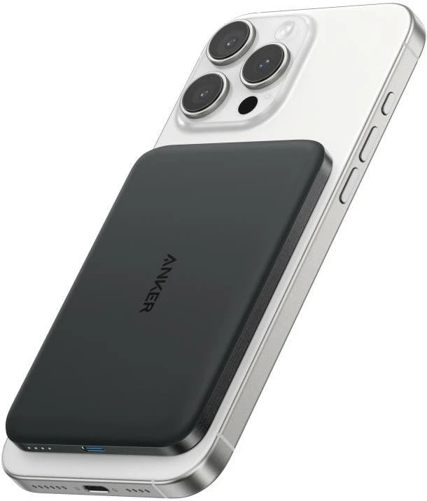 Мобільна батарея Anker Nano Air 2 MagSafe 5000mAh Black (A1665H11) (UA)
