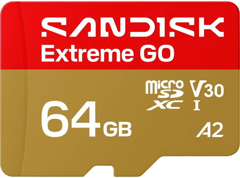 Карта пам'яті SanDisk 64 GB microSDXC Extreme Go (SDSQXGN-064G-GN6MN) (UA)
