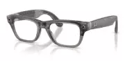 Смарт-окуляри Ray-Ban Meta Blayzer Optics Gen2 Large - Матове прозоре льодяно-сіре обрамлення/Демонстраційна лінза (RW7001 8529 54-19)