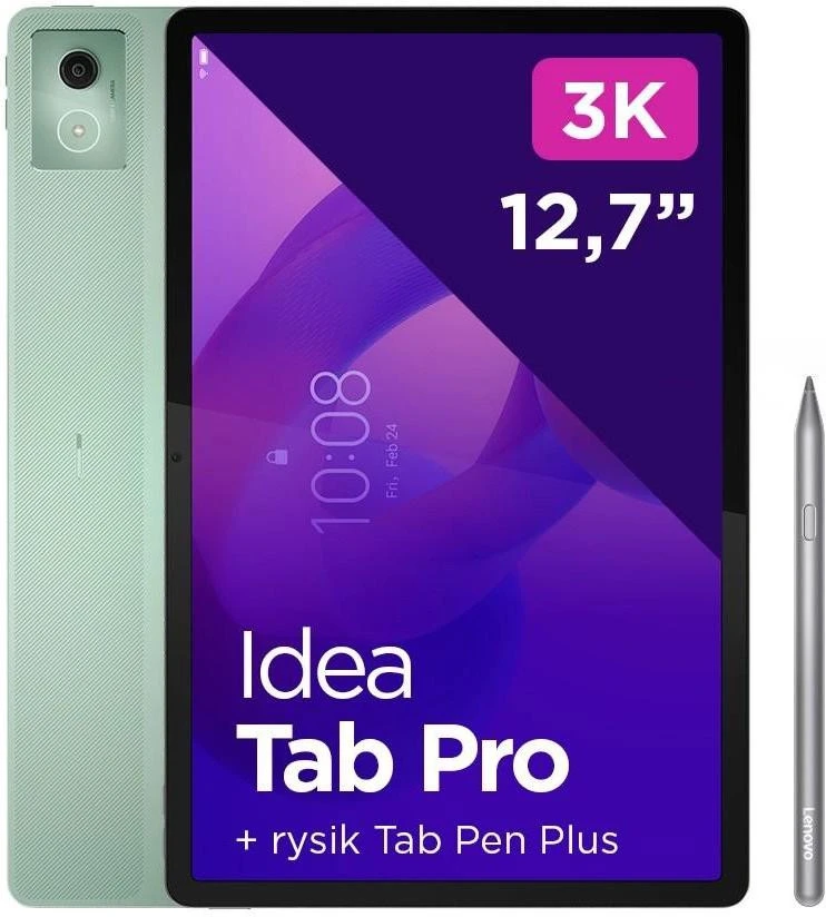 Планшет Lenovo Idea Tab Pro 8/128GB WiFi Seafoam Green + Pen (ZAE40188PL)